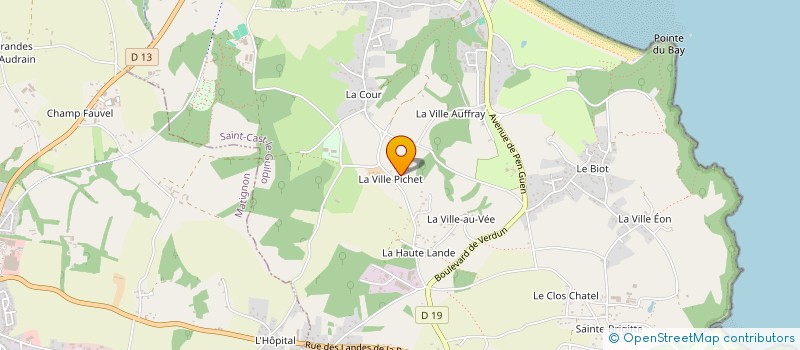 localisation de l'entreprise ETOILE SPORTIVE DE SAINT CAST LE GUILDO  SAINT-CAST-LE-GUILDO