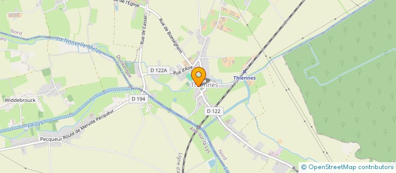 localisation de l'entreprise ETOILE SPORTIVE DE THIENNES à THIENNES
