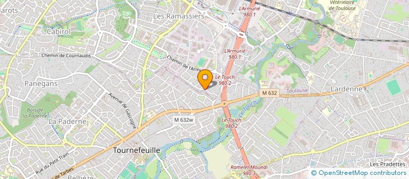localisation de l'entreprise ETOILE SPORTIVE DE TOULOUSE CASSELARDIT à TOULOUSE