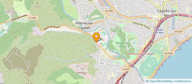 localisation de l'entreprise ETOILE SPORTIVE DE VILLENEUVE LOUBET ATL à VILLENEUVE-LOUBET