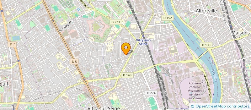 localisation de l'entreprise ETOILE SPORTIVE DES SOURDS DE VITRY à VITRY-SUR-SEINE