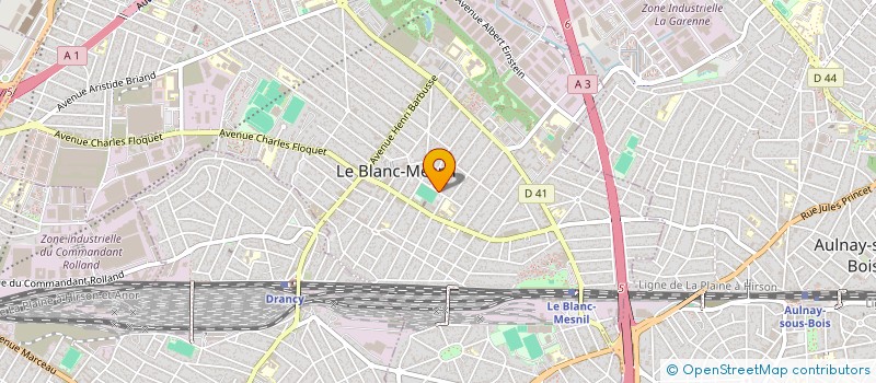 localisation de l'entreprise ETOILE SPORTIVE DU BLANC MESNIL JUDO à LE BLANC-MESNIL