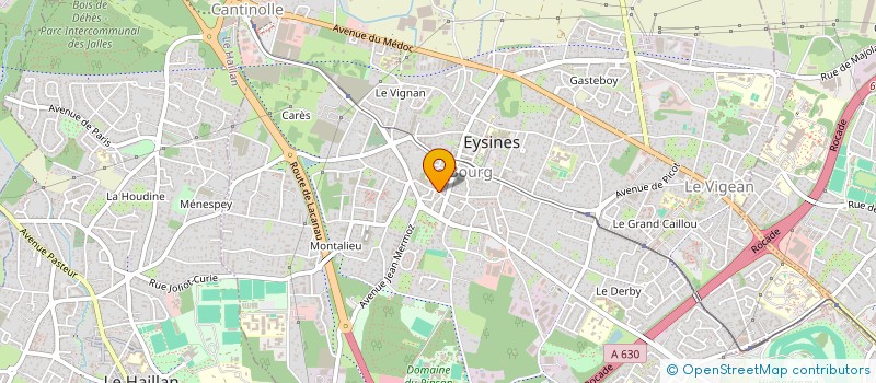 localisation de l'entreprise ETOILE SPORTIVE EYSINAISE BASKET BALL  EYSINES