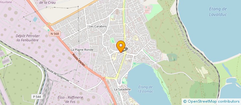 localisation de l'entreprise ETOILE SPORTIVE FOSSEENE  FOS-SUR-MER