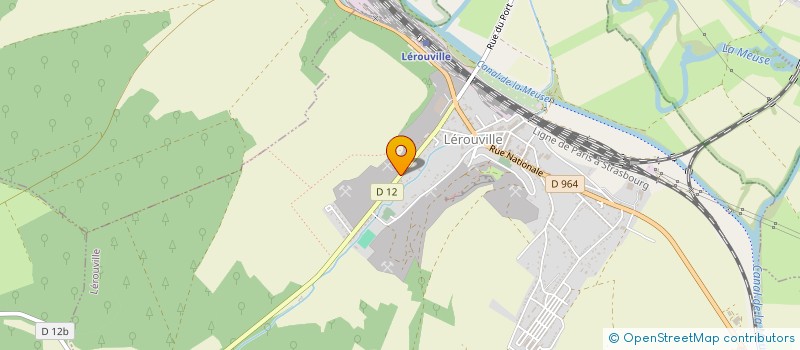 localisation de l'entreprise ETOILE SPORTIVE LEROUVILLOISE CHEMINOTE à LEROUVILLE