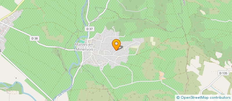 localisation de l'entreprise ETOILE SPORTIVE  MALVOISE  MALVES-EN-MINERVOIS