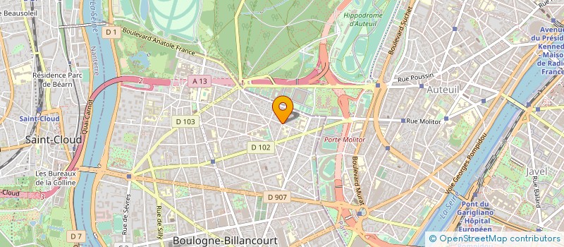 localisation de l'entreprise ETOILE.SPORTIVE PARIS (E.S PARIS) à BOULOGNE-BILLANCOURT