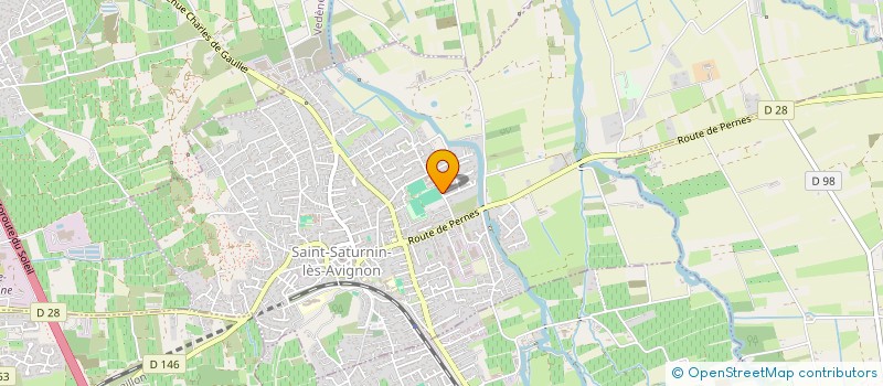 localisation de l'entreprise ETOILE SPORTIVE ST SATURNINOISE  SAINT-SATURNIN-LES-AVIGNON