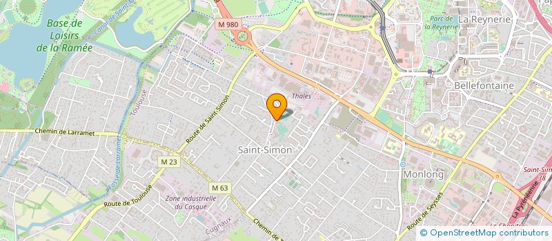 localisation de l'entreprise ETOILE SPORTIVE ST SIMON à TOULOUSE