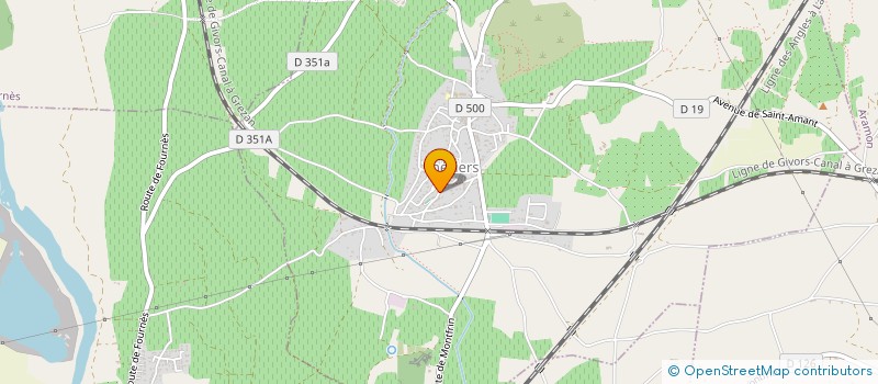 localisation de l'entreprise ETOILE SPORTIVE THEZIEROISE  THEZIERS