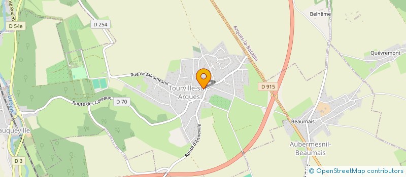 localisation de l'entreprise ETOILE SPORTIVE TOURVILLAISE  TOURVILLE-SUR-ARQUES