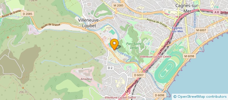 localisation de l'entreprise ETOILE SPORTIVE VILLENEUVE LOUBET KARATE à VILLENEUVE-LOUBET