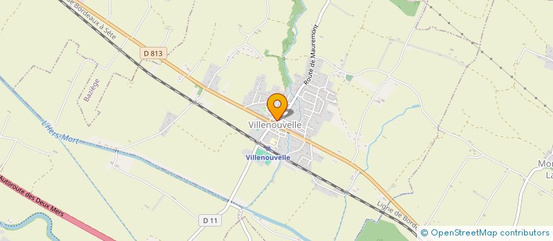 localisation de l'entreprise ETOILE SPORTIVE VILLENOUVELLOISE PETANQUE  VILLENOUVELLE