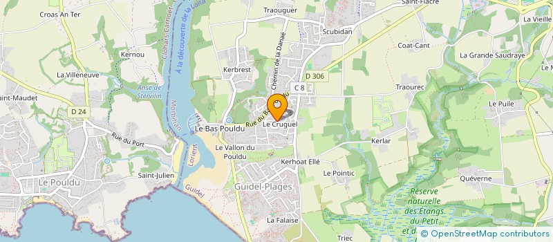 localisation de l'entreprise ETOILE STELAUR  GUIDEL