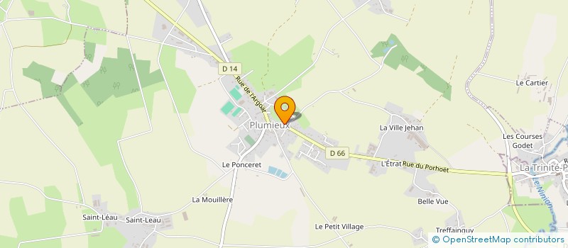 localisation de l'entreprise ETOILE SUR ARMOR PORHOET  PLUMIEUX