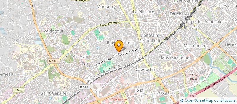 localisation de l'entreprise ETOILE THERAPIE  NIMES