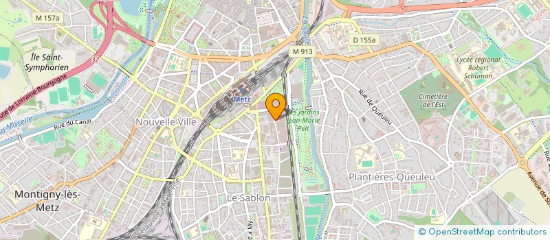 localisation de l'entreprise ETOILE TP  METZ