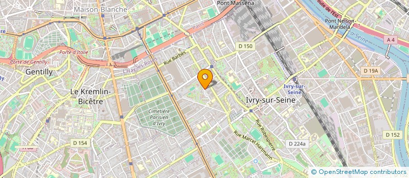 localisation de l'entreprise ETOILE TRANS à IVRY-SUR-SEINE