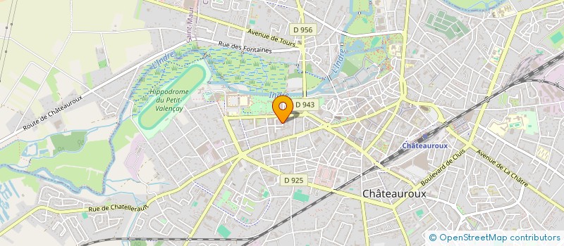 localisation de l'entreprise ETOILE TRANS SASU à CHATEAUROUX