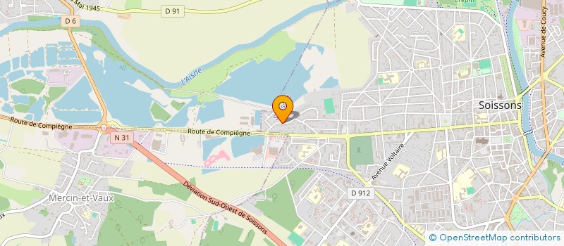 localisation de l'entreprise ETOILE TRANSAFRICA à SOISSONS