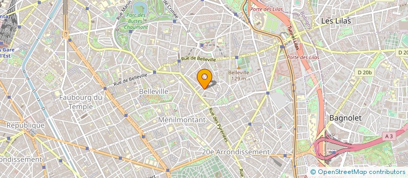 localisation de l'entreprise ETOILE TRANSPORT  PARIS