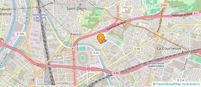 localisation de l'entreprise ETOILE TRANSPORT  SAINT-DENIS