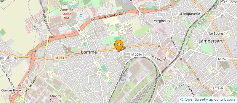 localisation de l'entreprise ETOILE VERTE à LILLE