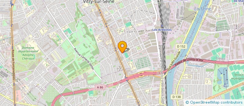 localisation de l'entreprise ETOILEK IMMO  VITRY-SUR-SEINE