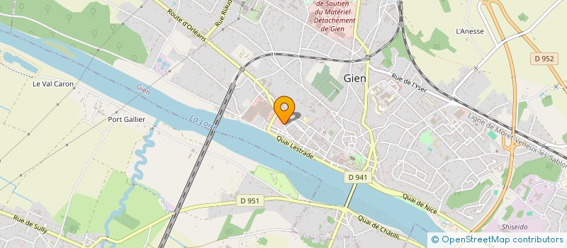 localisation de l'entreprise ETOILES à GIEN