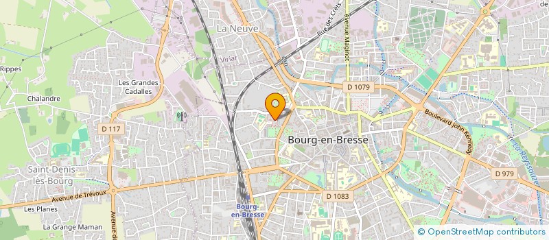 localisation de l'entreprise ETOILES à BOURG-EN-BRESSE