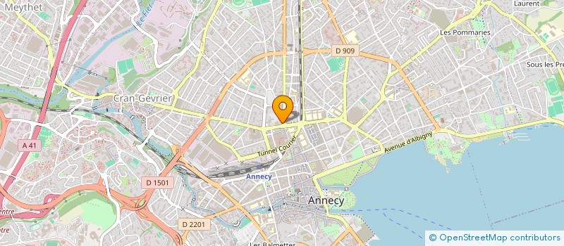 localisation de l'entreprise ETOILES BTP à ANNECY