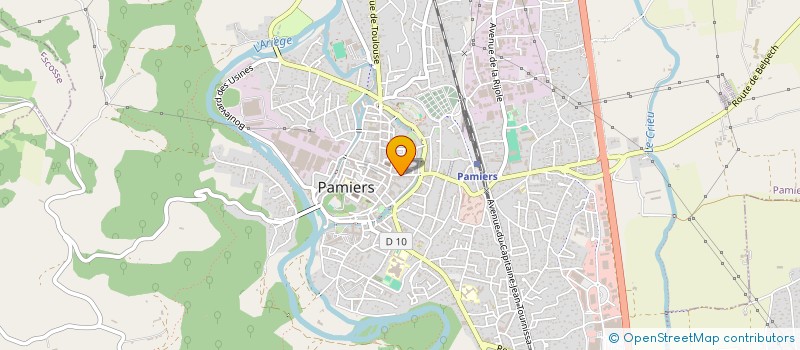 localisation de l'entreprise ETOILES BTP à PAMIERS