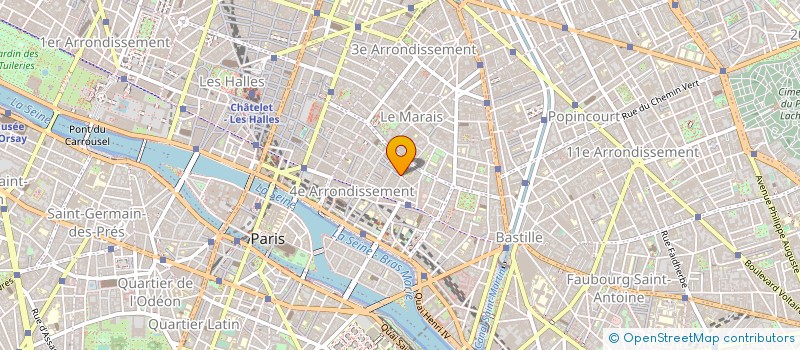 localisation de l'entreprise ETOILES D'O  PARIS