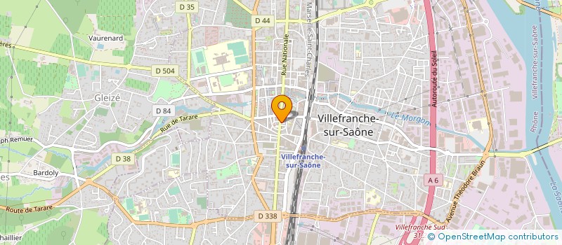 localisation de l'entreprise ETOILES DE MALICE à VILLEFRANCHE-SUR-SAONE