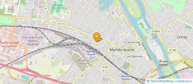 localisation de l'entreprise ETOILES DE MANTES  MANTES-LA-JOLIE