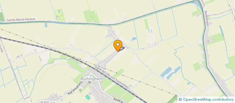 localisation de l'entreprise ETOILES DES DUNES  RUMINGHEM