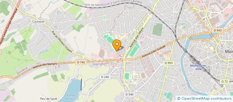 localisation de l'entreprise ETOILES DES ILES MONTLUCONNAISES à MONTLUCON