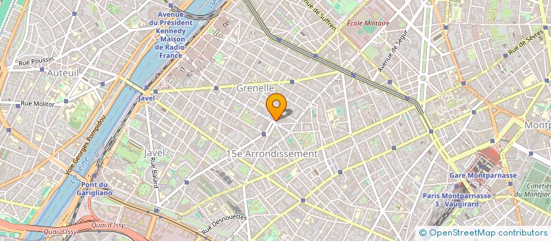 localisation de l'entreprise ETOILES ET SOLIDAIRES  PARIS