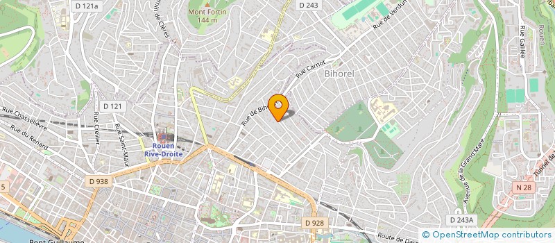 localisation de l'entreprise ETOILES NORMANDES à ROUEN