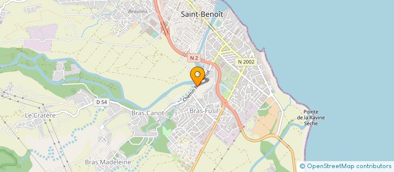 localisation de l'entreprise ETOILES SPORTIVES BENEDICTINES à SAINT-BENOIT