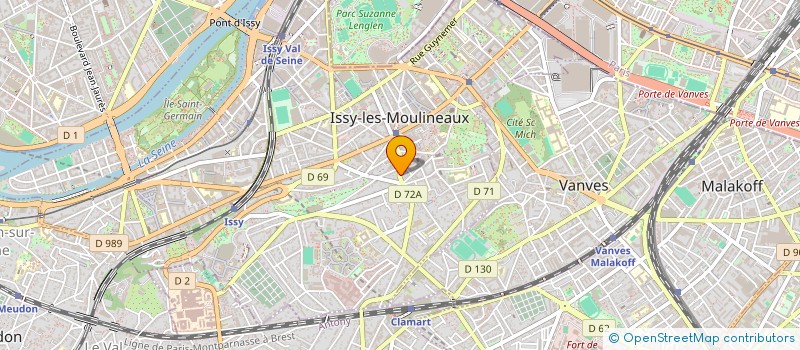 localisation de l'entreprise ETOILES VIVES à ISSY-LES-MOULINEAUX