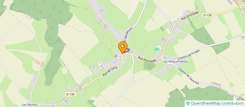 localisation de l'entreprise ETOILES VOYAGEUSES  CREQUY