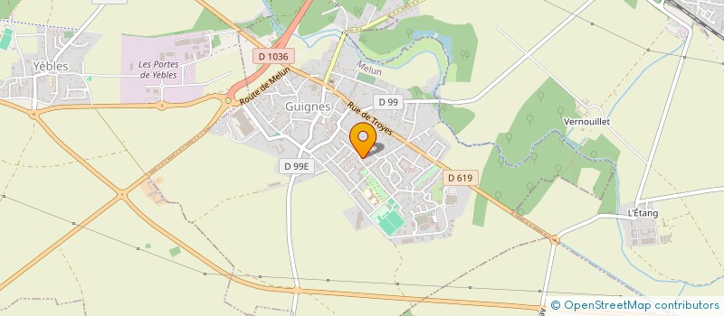 localisation de l'entreprise ETOILETM  GUIGNES