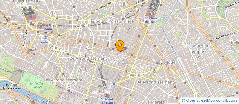 localisation de l'entreprise ETOILISTES EVERYWHERE à PARIS