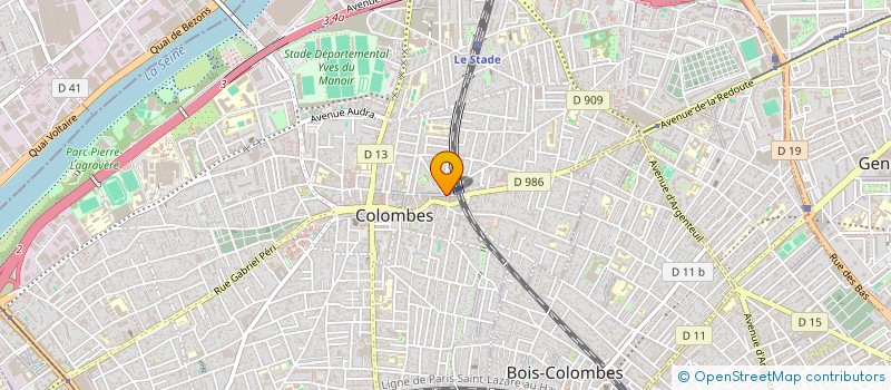 localisation de l'entreprise ETOLE à COLOMBES