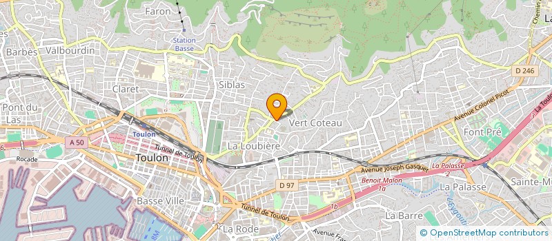 localisation de l'entreprise ETOLYA CAPITAL  TOULON