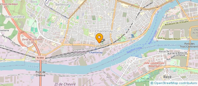 localisation de l'entreprise ETONNANTES à NANTES