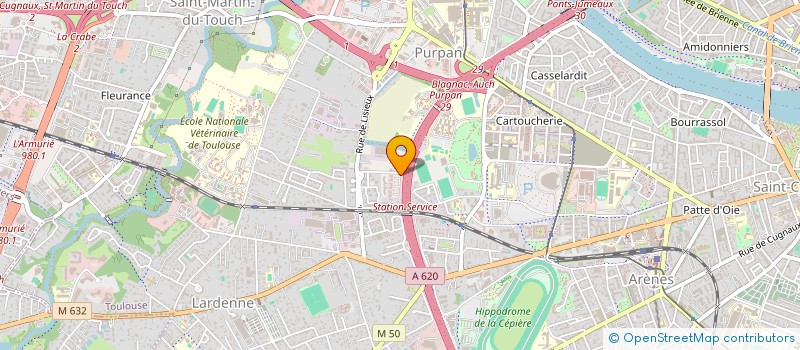 localisation de l'entreprise ETOPS AVIATION SERVICES  TOULOUSE