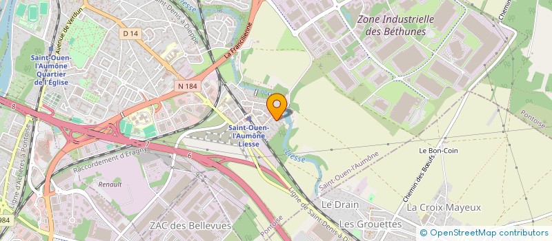localisation de l'entreprise ETORKIZUNA à SAINT-OUEN-L'AUMONE