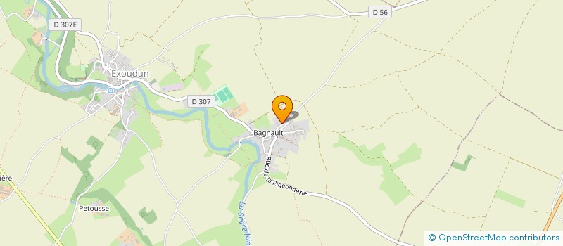 localisation de l'entreprise ETORTIERE ESPACE ACCUEIL à SOUDAN